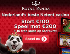10 free spins at Royal Panda Casino