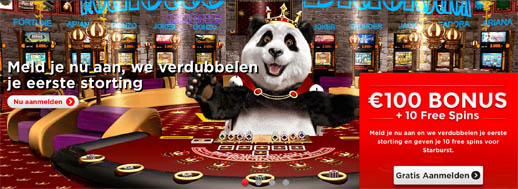 Royal Panda welkomstbonus